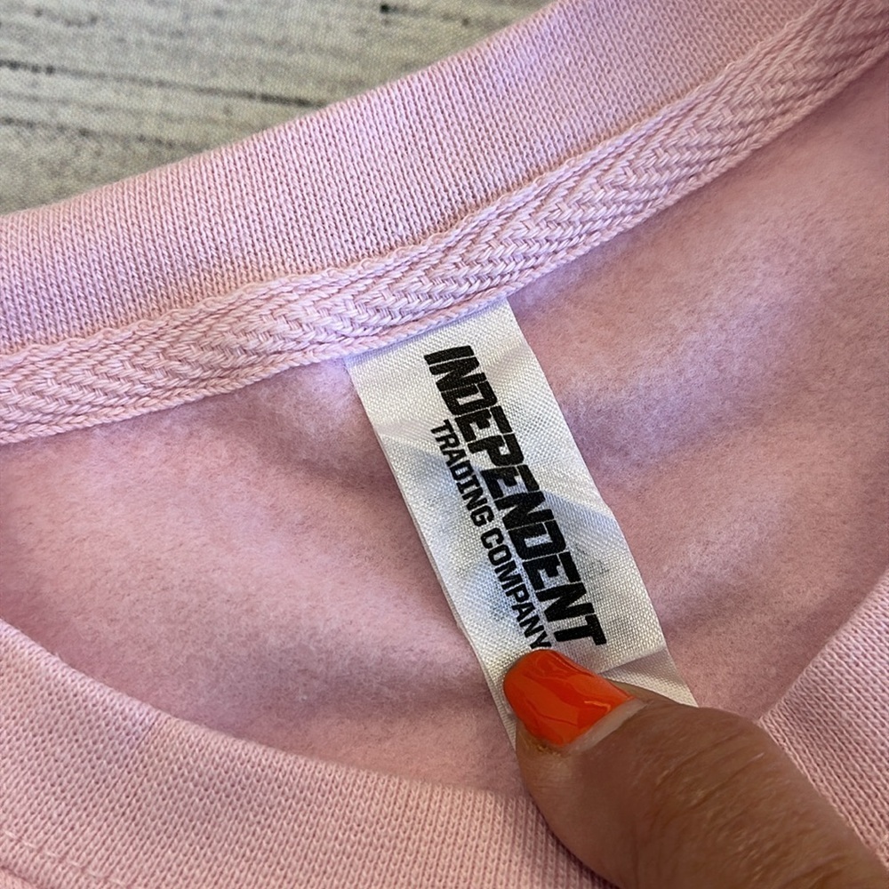 Confetti Sweet • Strawberry & Peach Pink Sweatshirt • Sz S • NEW! - Picture 10 of 10